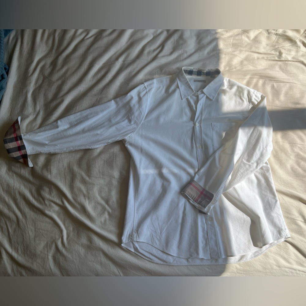 Burberry Brit stretch cotton shirt button up long sleeve